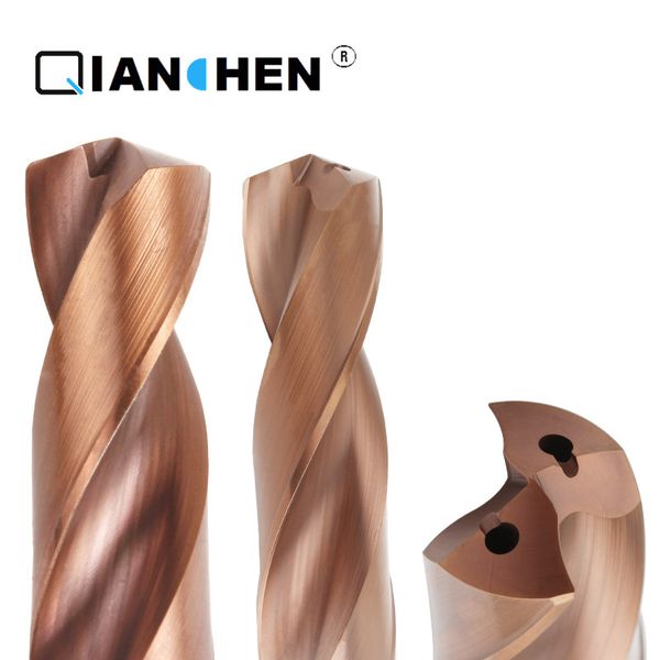 

external cooling internal cooling outlet 12.4mm-16mm solid tungsten steel drill carbide outlet triple diameter 3d bit 1 pieces