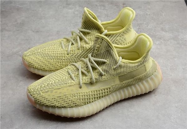 

2019 antlia synth static kanye shoes reflective v2 clay zebra antlia butter lundmark mens women west casual shoes 36 -46 t13, Black