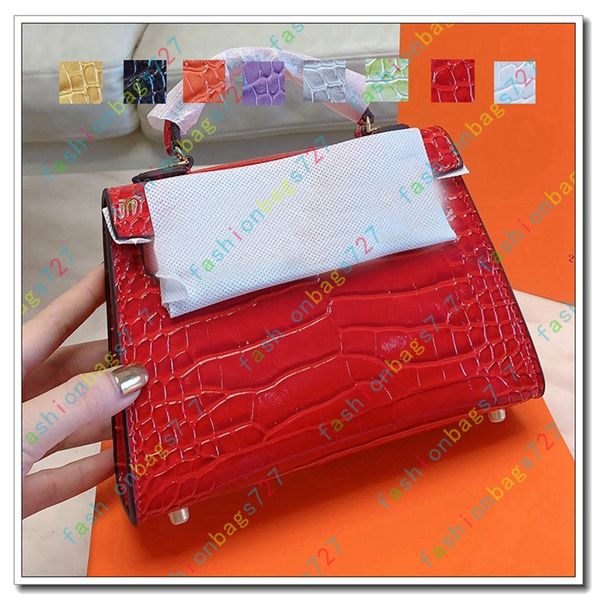 

woman fashion luxury designer handbag purses classic brown genuine leather handbag shoulder small cross body flap bag coin tote bag h191030