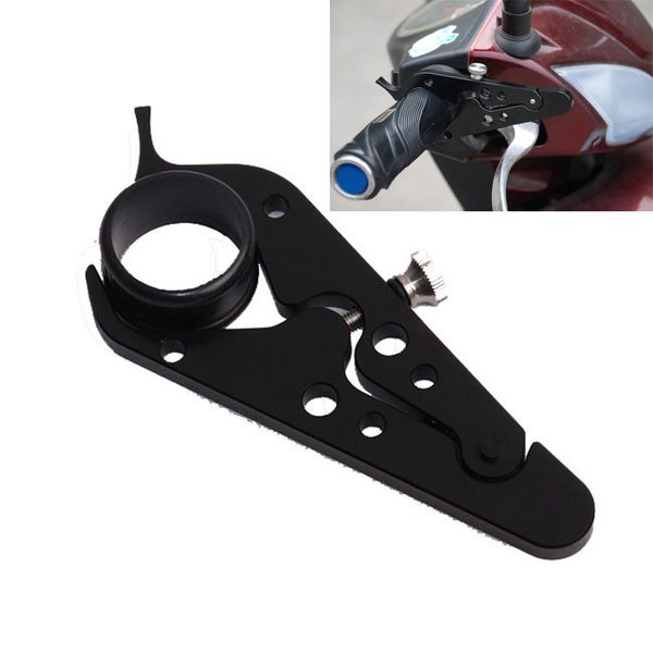 

universal aluminum motorcycle adventure cruisethrottle clamp with rubber ring handlebar black scooter cruise control assist