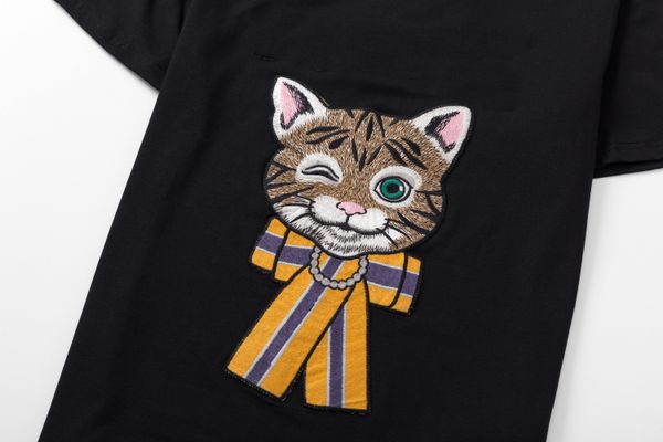 

2020 New Arrival Designer Summer T Shirt Fashion New Men T Shirt Brand Tees Luxury Tops with Cat Hot Sale Casual Shirts S-2XL #3