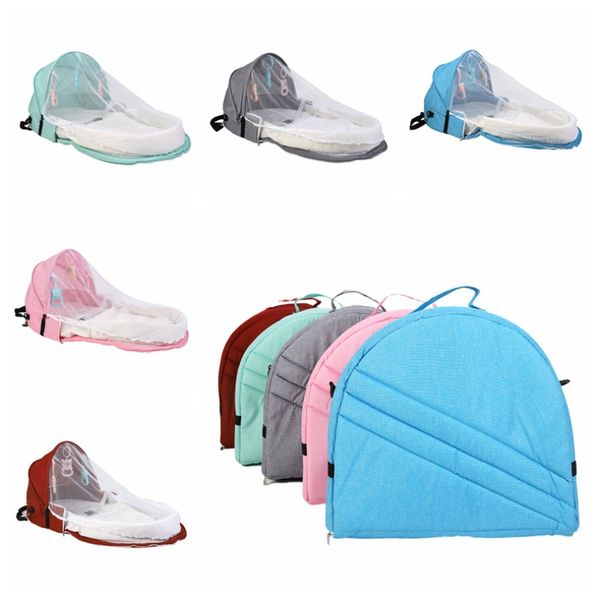 

baby travel bed sun protection mosquito net breathable infant baby bed