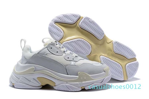 

2020 fashion paris 17fw triple-s sneaker triple s casual dad for men's women beige sports tennis luxury designer running shoe 36-45 c12, Black