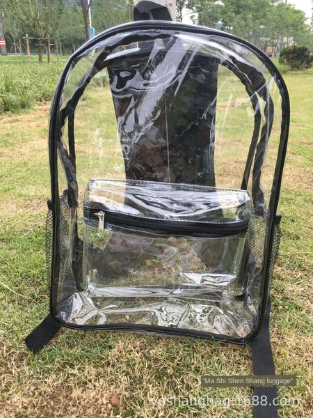 

7cuin transparent pvc jelly fashion mini waterproof printable transparent pvc bag jelly bag fashion backpack mini backpack waterproof printa