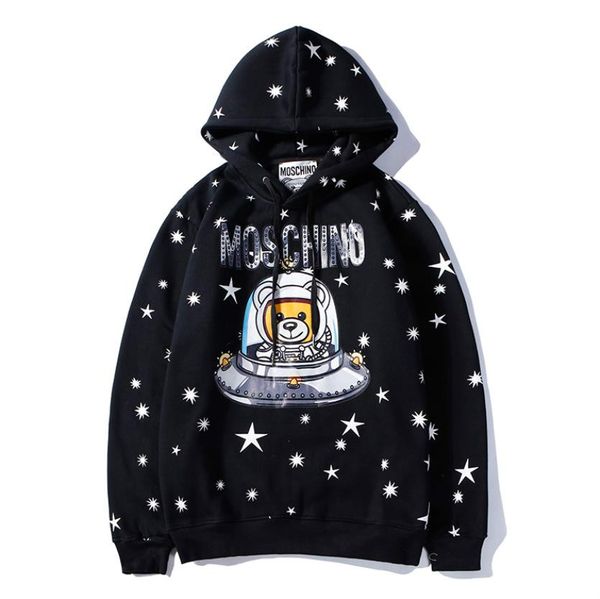 

2019 new designer hoodie men women sport brand hoodie long sleeve pullover sweatshirt fashion clothing size m-xxl, Black