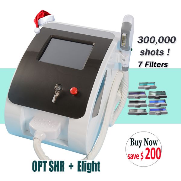 

7 filters elight ipl laser hair removal machine opt shr super painhairs remover elight skin rejuvenation tightening treatment device
