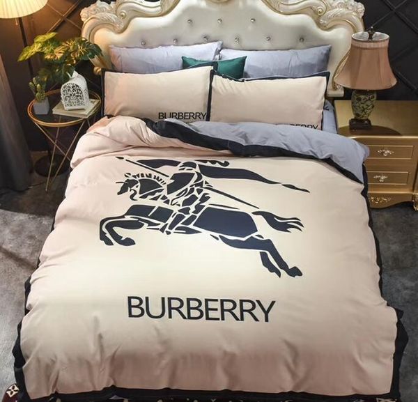 Queen Size Home Bedding Soft And Comfortable Flower Letter