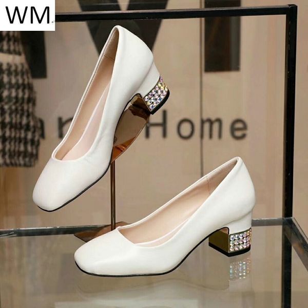 

new rhinestone shoes new high heel thick heel toe women high heels sandals slippers mules slides pumps shoes sneakers dress shoes