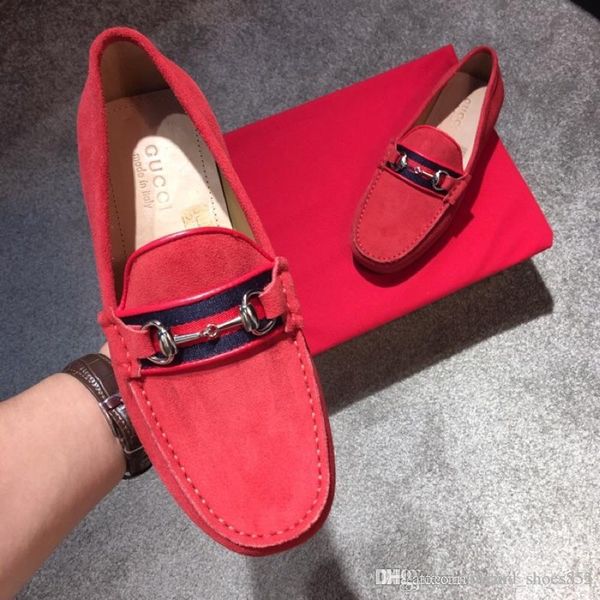 

2020 latest red leather casual shoes men's casual shoes fashion trend comfortable shoe size 38-45 type 39745400614a