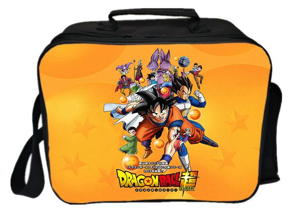 

cooler insulation bag goku student teens boys girl new lunch bag student worker vegeta beautiful storage box, Blue;pink
