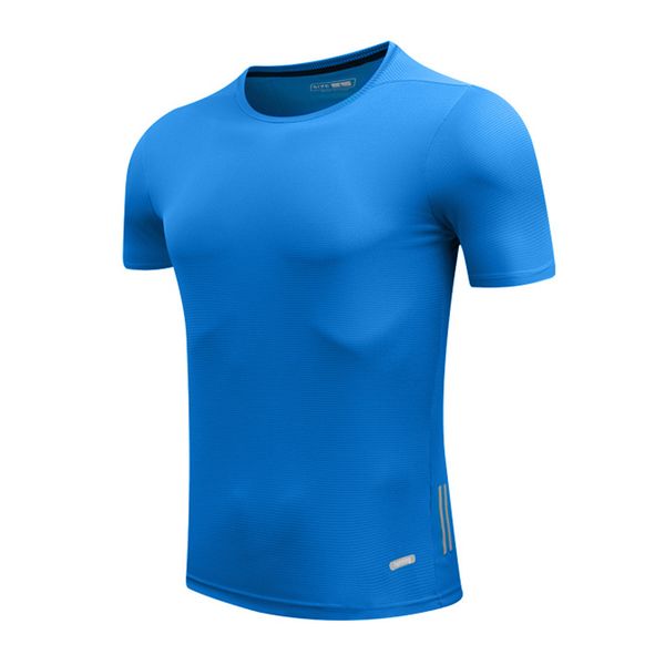 

fashion pure color t-shirt men short sleeve men's summer casual o-neck t-shirt fitness sport fast-dry breathable blousez0408, White;black