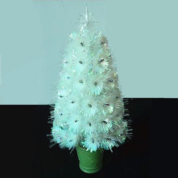 

60cm led fiber tree christmas ornaments simulation glowing christmas tree