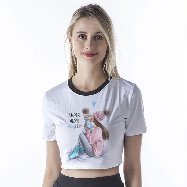 

t-shirts women 2020 kawaii mom fashion drop women mama's summer vest woman soft mother gift lady camisole harajuku, White