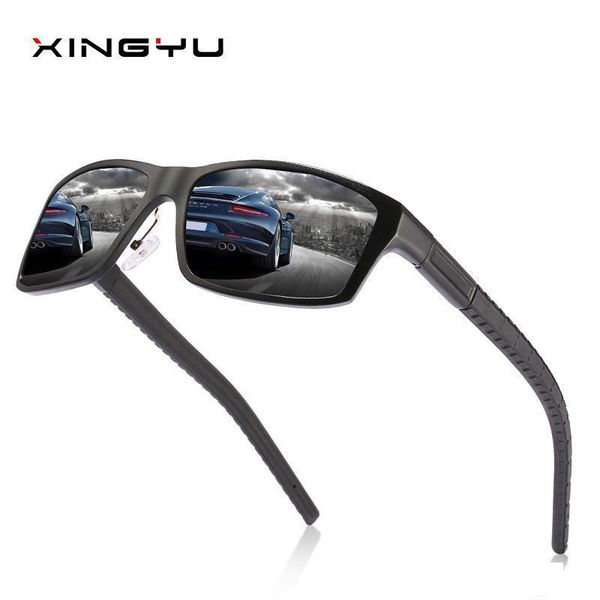 

brand classic polarized sunglasses men aluminium magnesium driving glasses coating black fishing driving eyewear male sun glass, White;black
