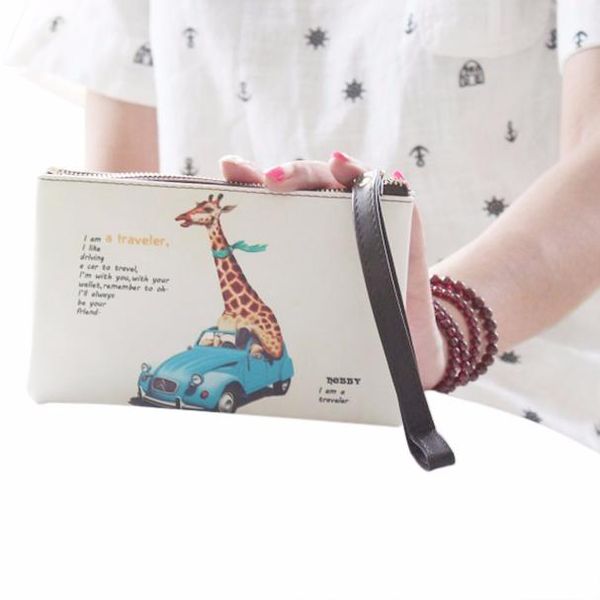 

2019 new small fresh anime lllustration graffiti coin purse wallet bag handbag 40#, Red;black