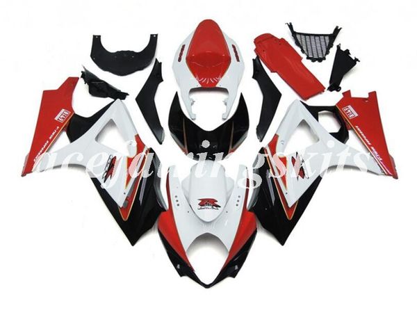 

4 gifts new abs motorcycle full fairings kits fit for suzuki gsx-r1000 k7 2007 2008 07 08 bodywork set custom red white black