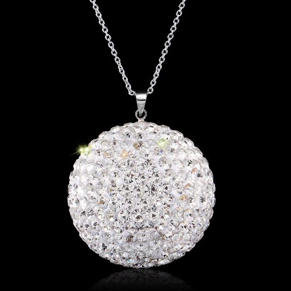 

car interior rear view mirror car pendant charm crystal ball hanging ornament rhinestone decor crystal ball lucky pendant