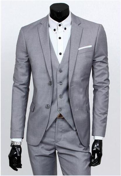 

трехсекционный мужской костюм бизнес-оккупация костюмы жених костюм платье повседневный костюм куртка мужчины, White;black