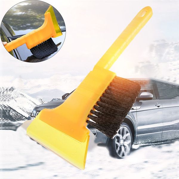 

rundong 2in1 winter car ice scraper snow brush retractable window shovel removal brush