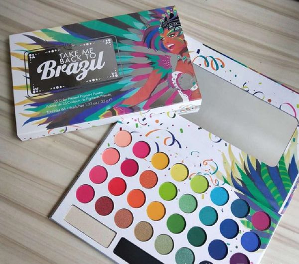

new 35 color eye shadow take me back to brazil eyeshadow palette in stock