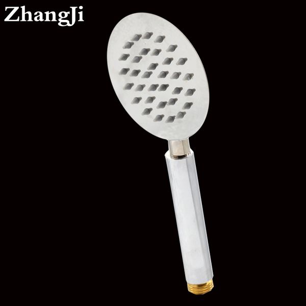 

чжан цзи круглый нержавеющей стали showerhead 30 отверстие ванной насадка для душа ручной держатель тропический душ спрей ванная насадка для
