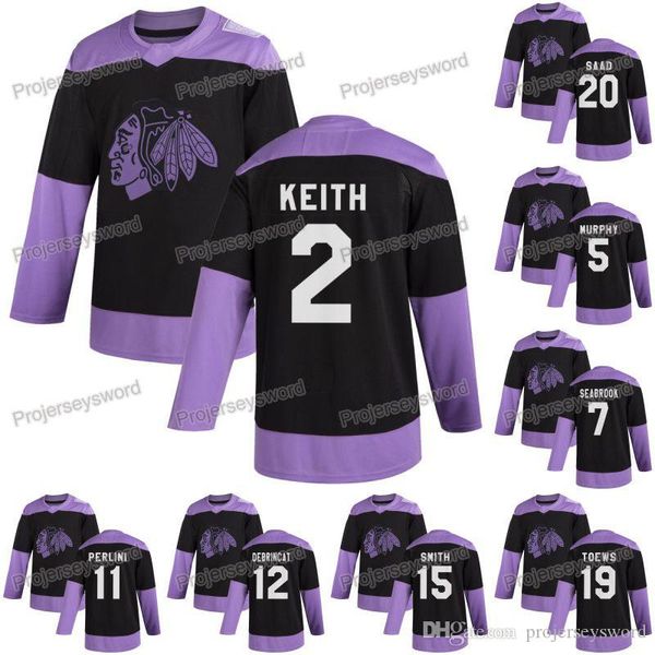 chicago blackhawks cancer jersey