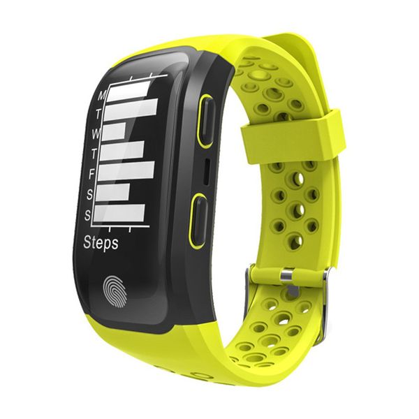 Altitude medidor GPS inteligente pulseira relógio Heart Rate Monitor Smartwatch de Fitness Rastreador IP68 à prova d'água Relógio de pulso para o iPhone Assista Android