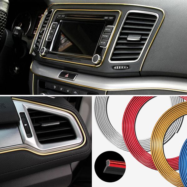 

car interior decorative thread stickers trim strip for cruze orlando lacetti lova sail epica malibu volt camaro