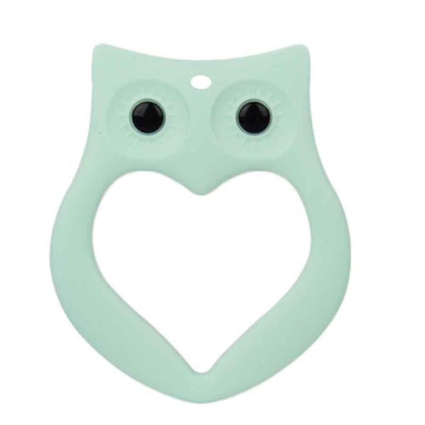 

новые силиконовые cute owl baby дети прорезыватель зубные подвеска soother зубы игрушка подарок