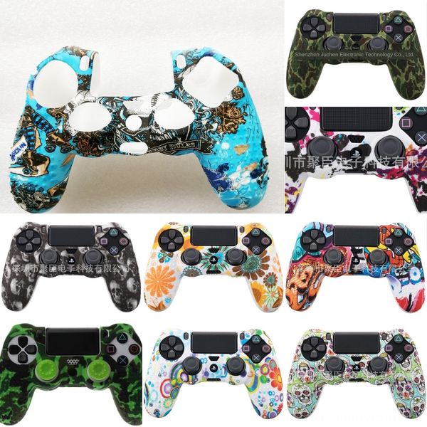 

b93xl камуфляж силиконовой резины кожа случае крышка ps4 для протектора контроллера