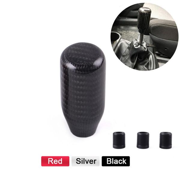 

aluminum car modification shift knob carbon fiber heading three color optional wave shape appearance racing accessories