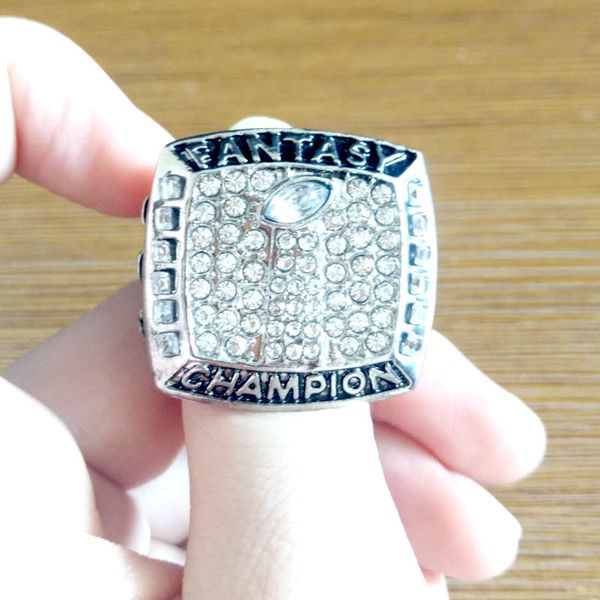 

2019 fantasy football кольца для мужчин мода спорт ювелирные изделия оптом, Golden;silver