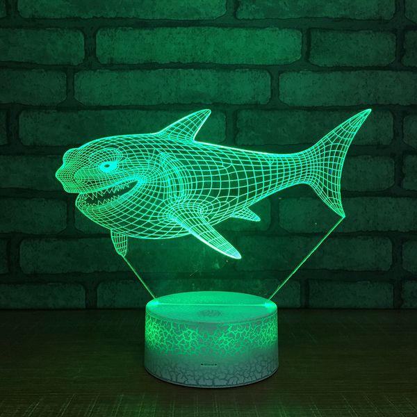 

gifts custom 3d night light touch poppet dolphin usb led lamp colorful acrylic 3d light fixtures kids room led lights lamps