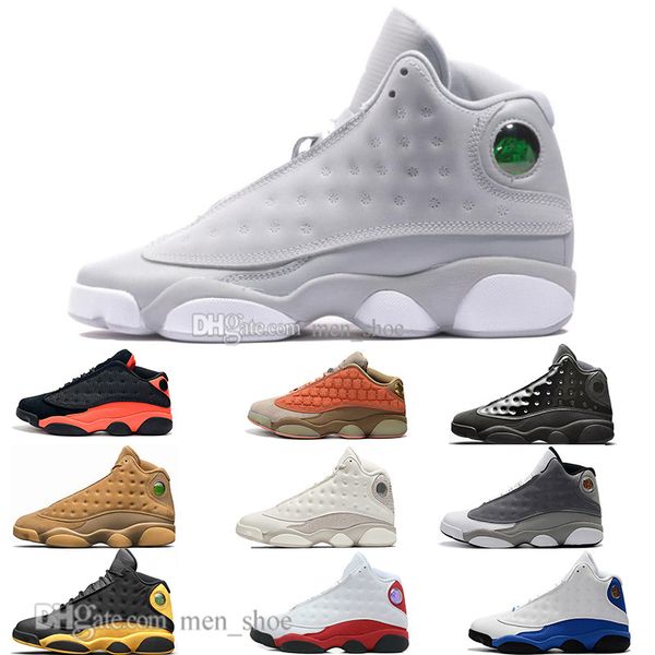 

new 13 13s cap and gown terracotta blush mens basketball shoes chicago black infrared flints bred men sport sneakers designer trainers