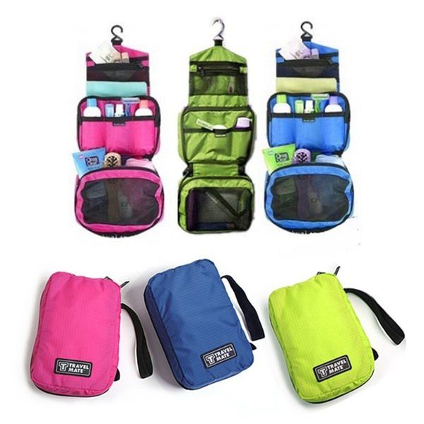 

men small travel bags cosmetic folding hanging toiletry wash pouch durable portable multifunctional travel bag package #s