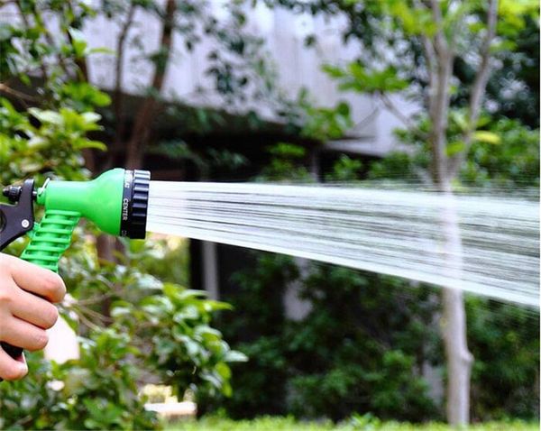 

garden water gun 25ft 50ft 75ft 100ft 125ft 150ft multifunction spray gunflexible plastic 7 in 1 spray hose for garden spray