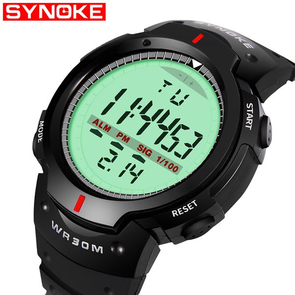 

synoke men sports watch waterproof outdoor climbing clocks boys students wristwatch gifts reloj deportivo hombre #a, Slivery;brown