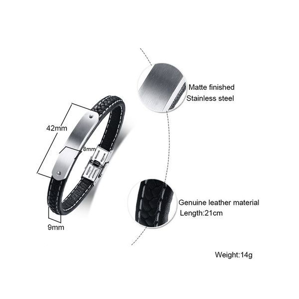 

fxm hbb2 new arrival sanyu find jewelry for women birthday gift selling silver bracelet lover bracelet about 17cm size, Black