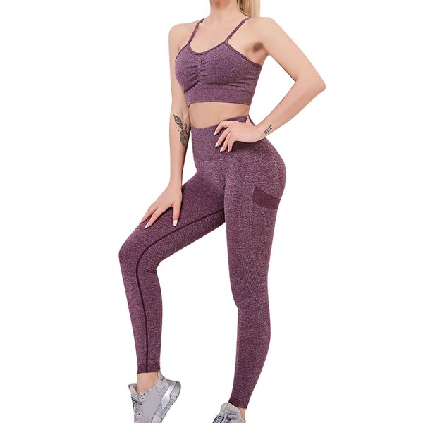 

vital seamless 2 piece yoga set workout clothes for women fitness gym clothing vital gym set long sleeve crop top, White;red