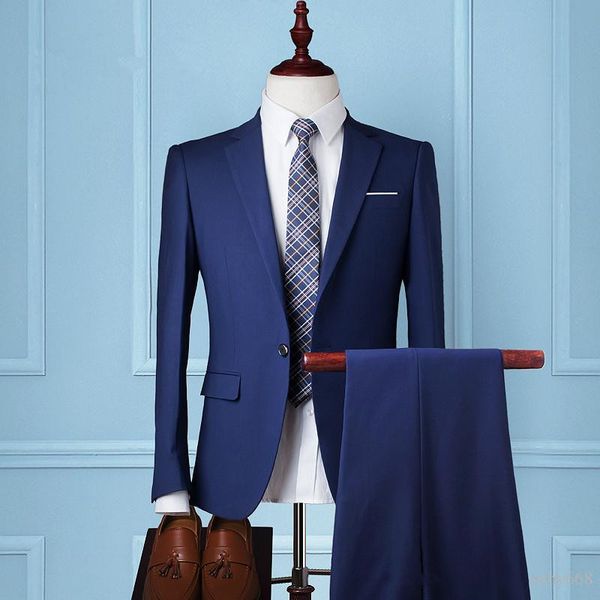 

new fashionable notch lapel groomsmen one button groom tuxedos men suits wedding/prom man blazer ( jacket+pants+tie) 83, Black;gray