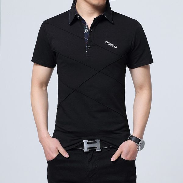 

Covrlge Plus Size 3xl 4xl 5xl Polo Shirt Men Short Sleeve Breathable Polos Brand Solid Slim Fit For Man Tee Shirts Jersey hot