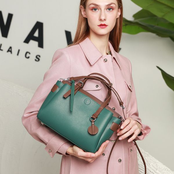 

bag female 2020 new fashion commuting shoulder bag ladies handbag genuine leather