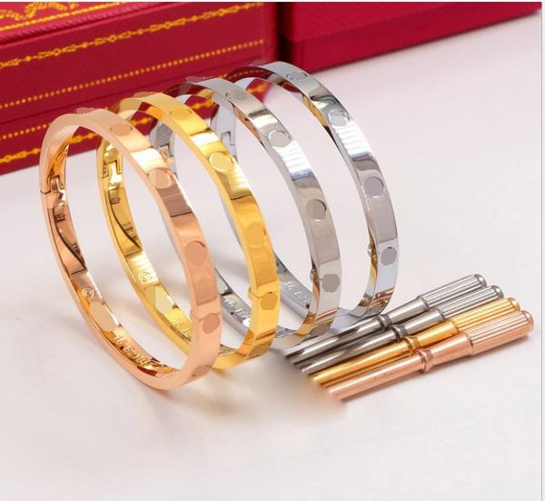 

couple bracelet 18k rose gold titanium steel interlocking bracelet bracelet, Golden;silver