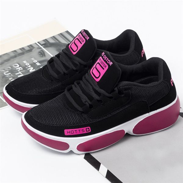 

cushioning women sneakers mujer running shoes 2020 professional sports shoes for female breathable walking trainers women, Black