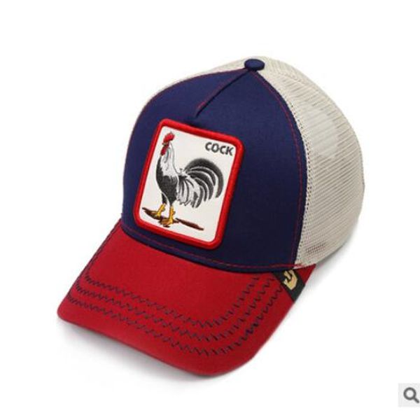 

custom baseball cap with hip-hop street fashion personality high quality fashion style animal rooster hat A minimum of 100