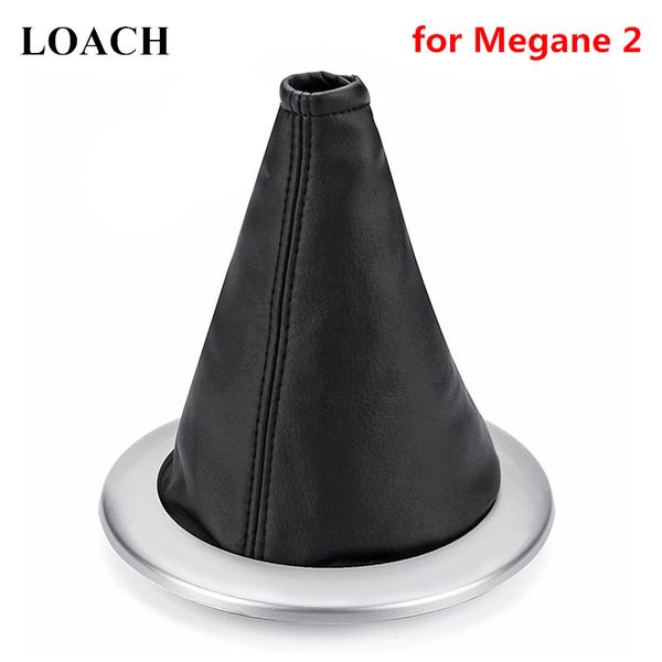 

gear shift knob gaiter cover boot frame trim dust cover for megane 2 2 ii 2002-2009 headball pen shifter gaitor