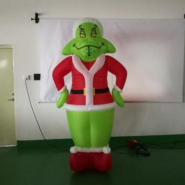 2020 Free Chipping Grinch Mascot Inflatable In Your Gardon