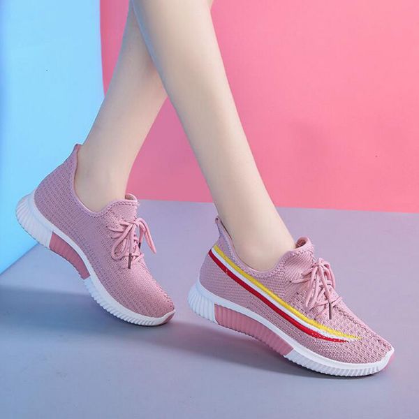 

new women casual sneaker light yellow breathable all-match fashion womens outdoor cloth shoes pure pink patchwork sneakers size 36-39