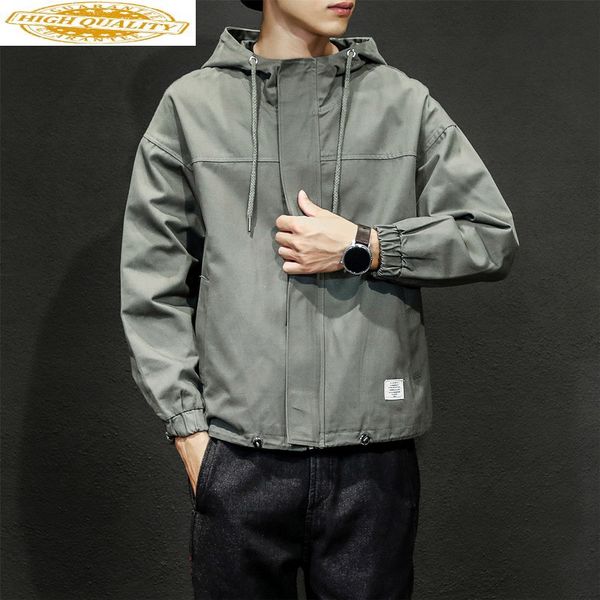 

весна осень куртка с капюшоном мужчин корейский повседневная streetwear плюс размер мужские куртки мужчина для пальто и 10141jk8850 kj2658, Black;brown