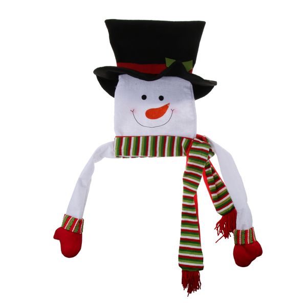 

рождество ткань снеговик верх дерева украшение xmas украшение